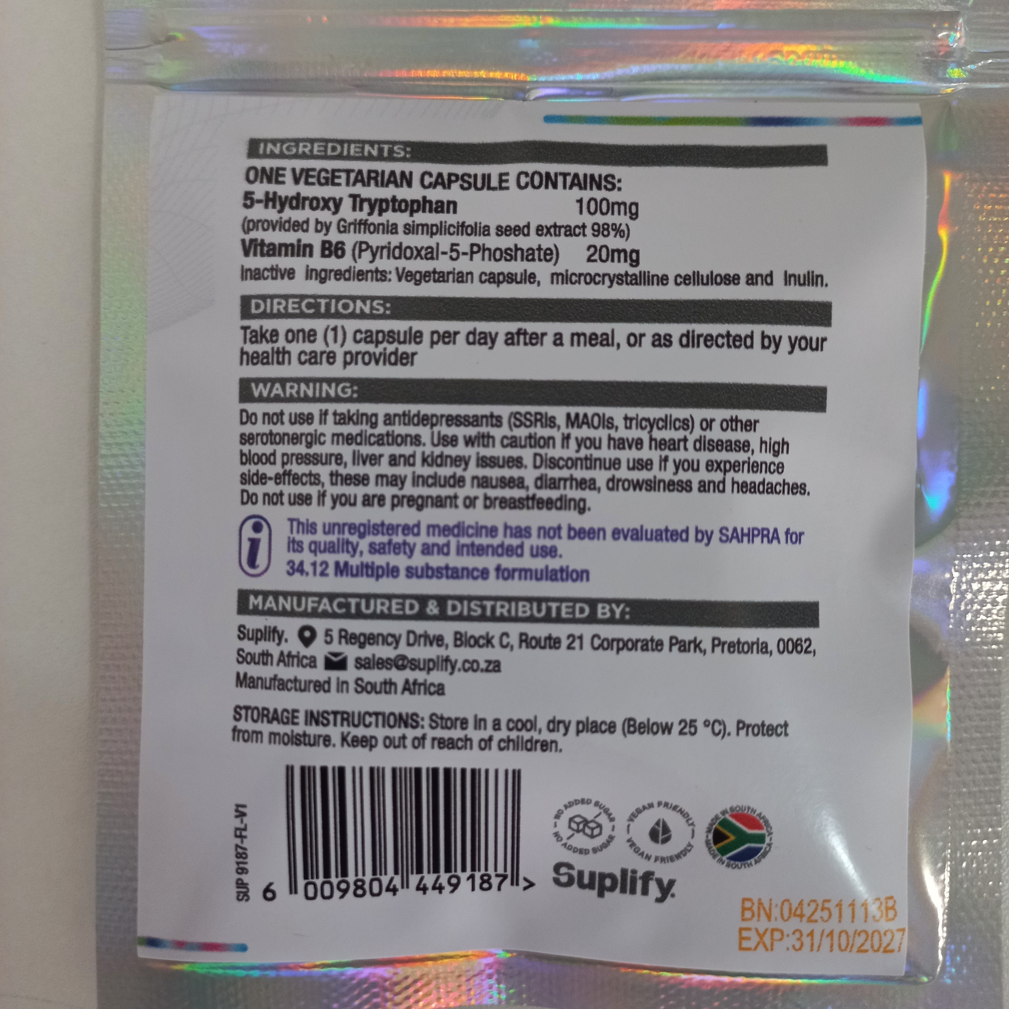 Suplify 5-Htp- Pack of 10