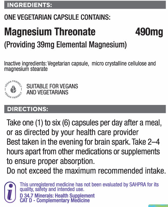 Magnesium Threonate (Brain Booster)