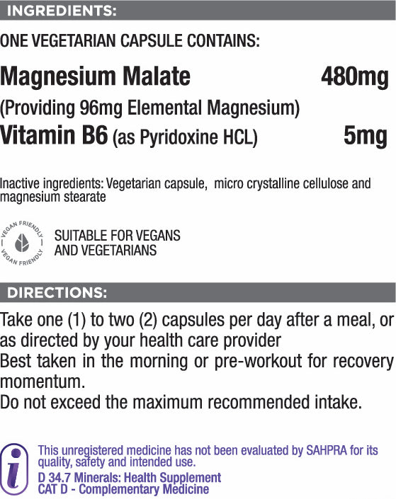 Magnesium Malate (Muscle comfort and recovery)