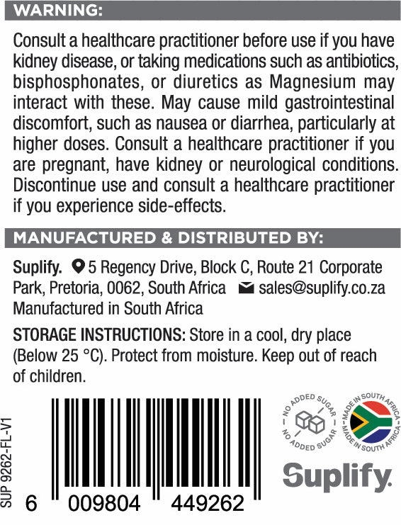 Magnesium Malate (Muscle comfort and recovery)