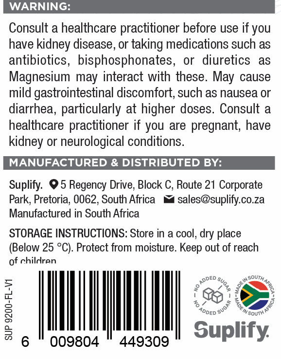 Magnesium Oxide (Regular Bowel Movement)