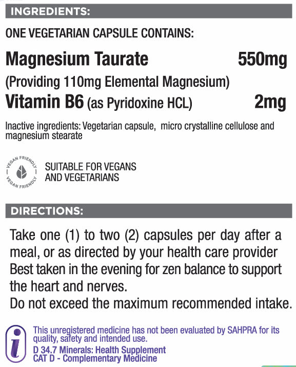 Magnesium Taurate (Anti Stress)